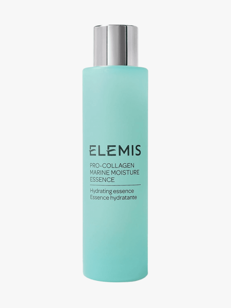 Elemis Pro-Collagen Marine Moisture Essence in branded component on a light gray background