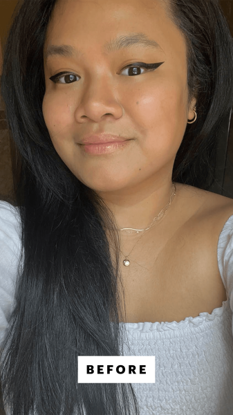 Calaor before using the GHD Wave